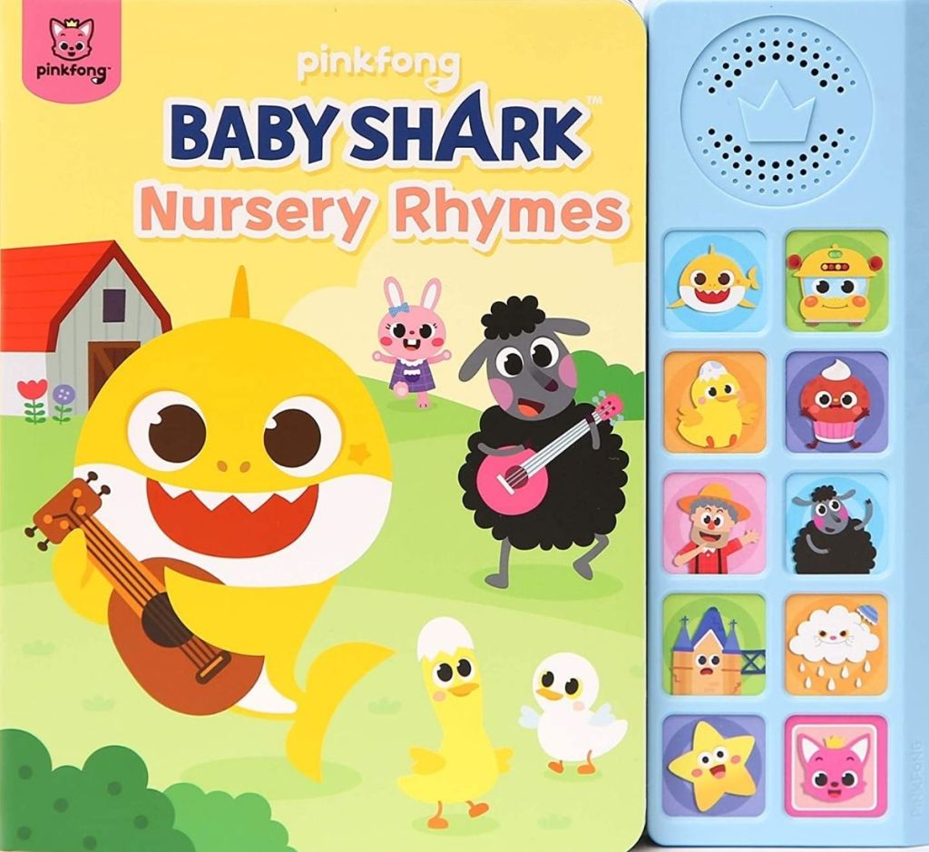 Pinkfong Baby Shark nursery rhymes sing-along book