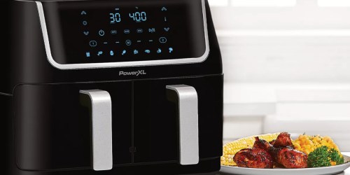 ** PowerXL Dual Basket Air Fryer Just $71.99 Shipped (Regularly $230) + Earn $10 Kohl’s Cash