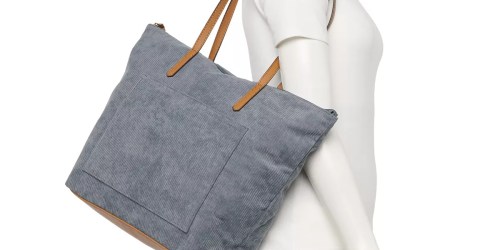 Corduroy Totes Only $18 on Kohls.com (Regularly $40)