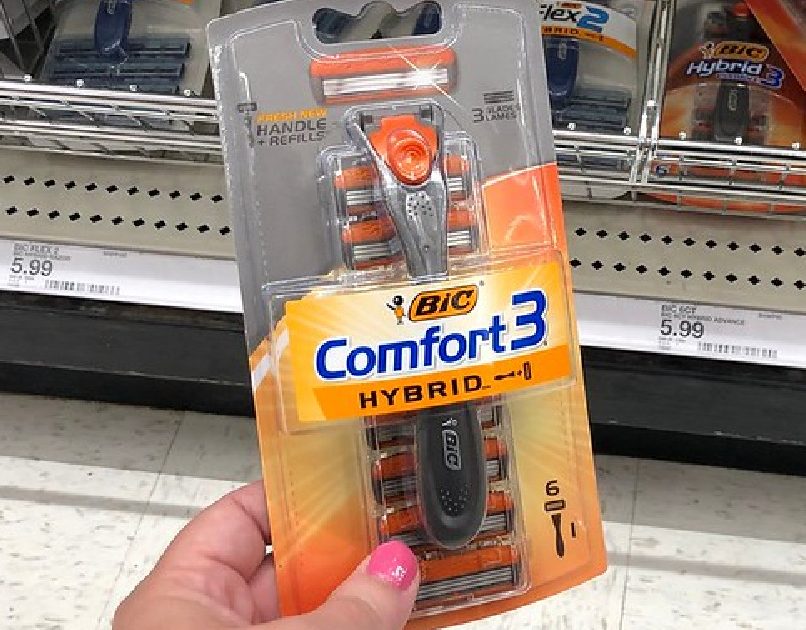 BIC Comfort 3 Hybrid Men's Disposable Razors