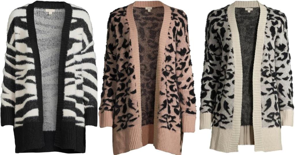 dreamers by debut women's animal print cardigans