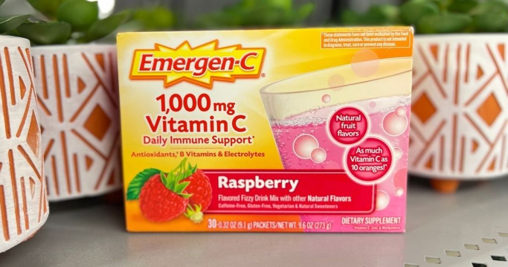 box of Emergen-C raspberry