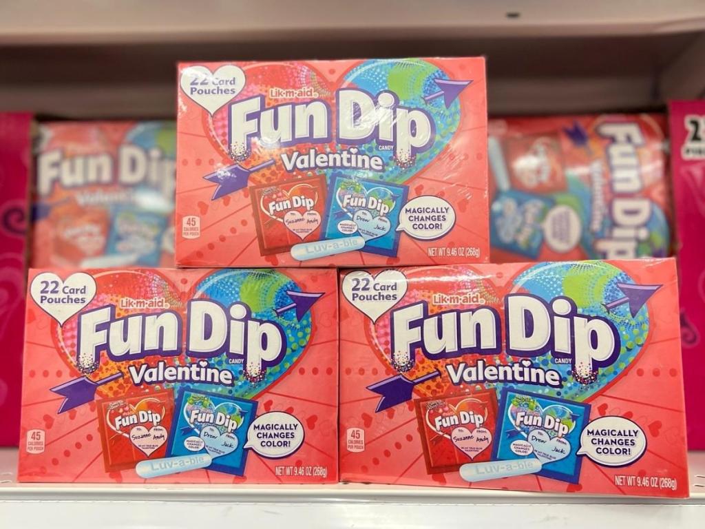 fun dip valentine's exchange box