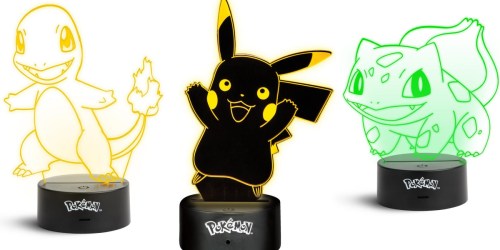 Pokemon Acrylic Desk Lights Only $10 on GameStop.com (Regularly $20)