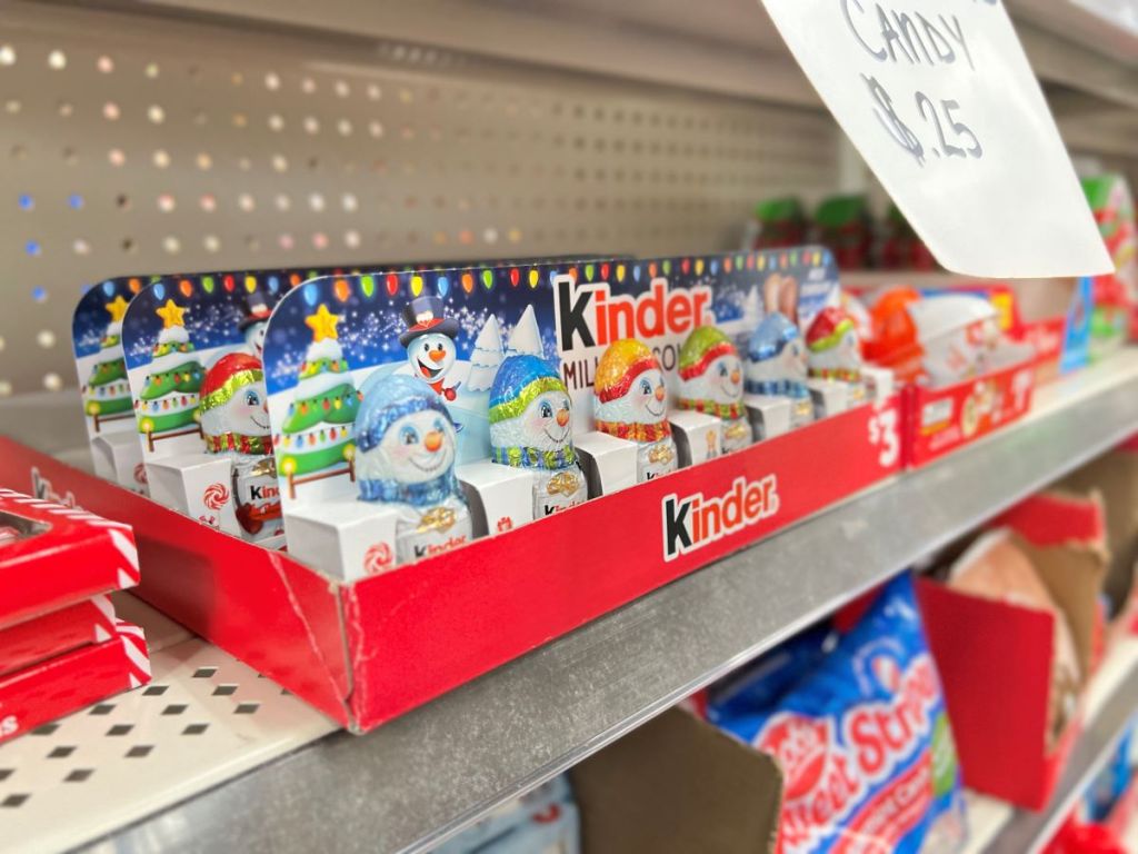 Kinder Milk Chocolate Snowmen