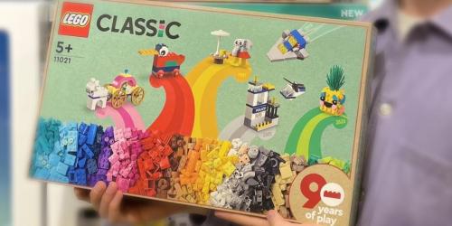 LEGO Classic 90-Years of Play Set Only $25 on Walmart.com (Regularly $50) – Makes 15 Mini Builds