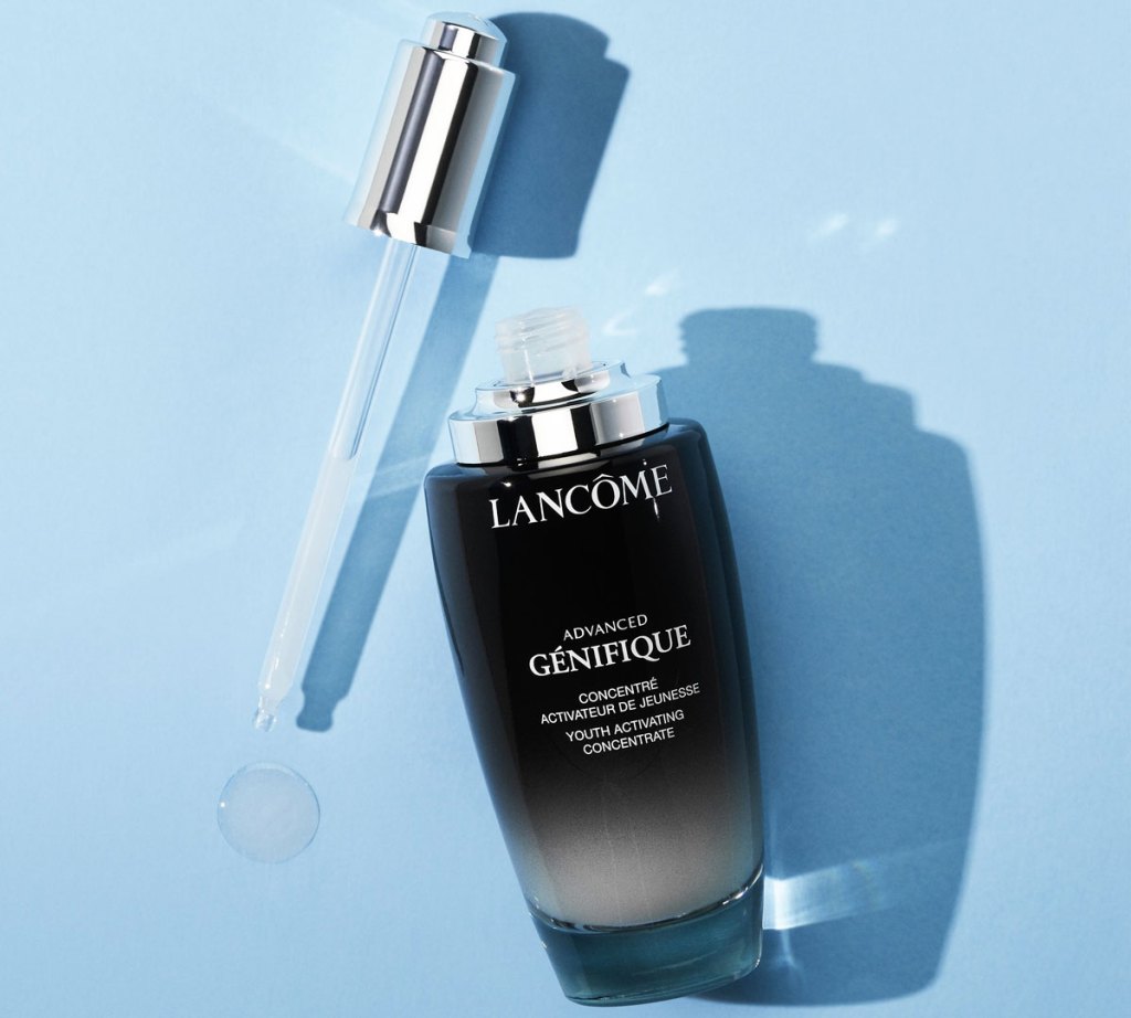 opened bottle of Lancome Advanced Genifique