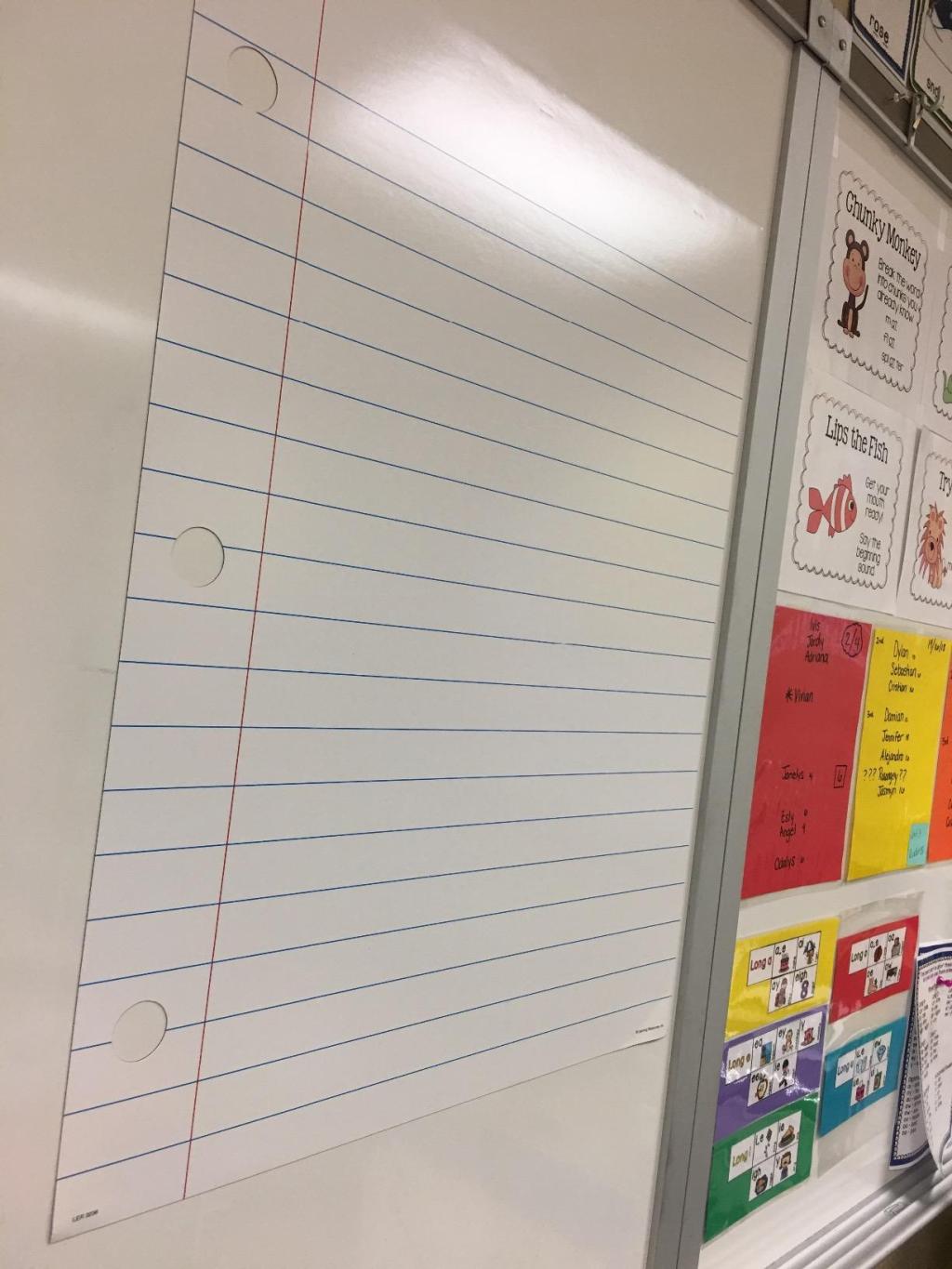 Magnetic Notebook Paper