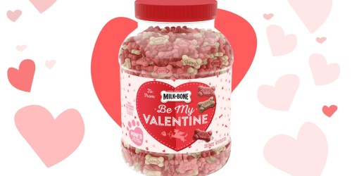 ** Milk-Bone Minis Sweetheart Snacks Dog Biscuits 36oz Canister Only $9.98 on Walmart.com