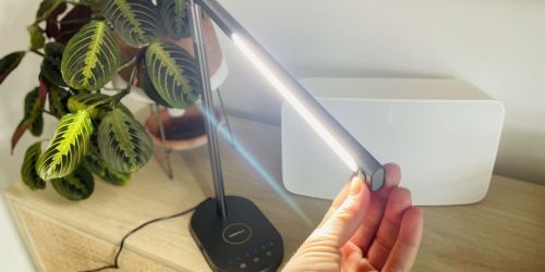 LED Desk Lamp w/ Built-In Wireless Charger Only $19.94 Shipped on Amazon