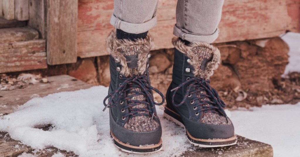 Muk luks sigrid boots in snow