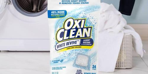 OxiClean Laundry Whitener Packs 24-Count Only $5.59 Shipped on Amazon (Reg. $11)