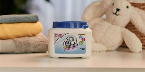 OxiClean Powder Sanitizer Only $6 Shipped on Amazon | Use on Laundry, Floors & More