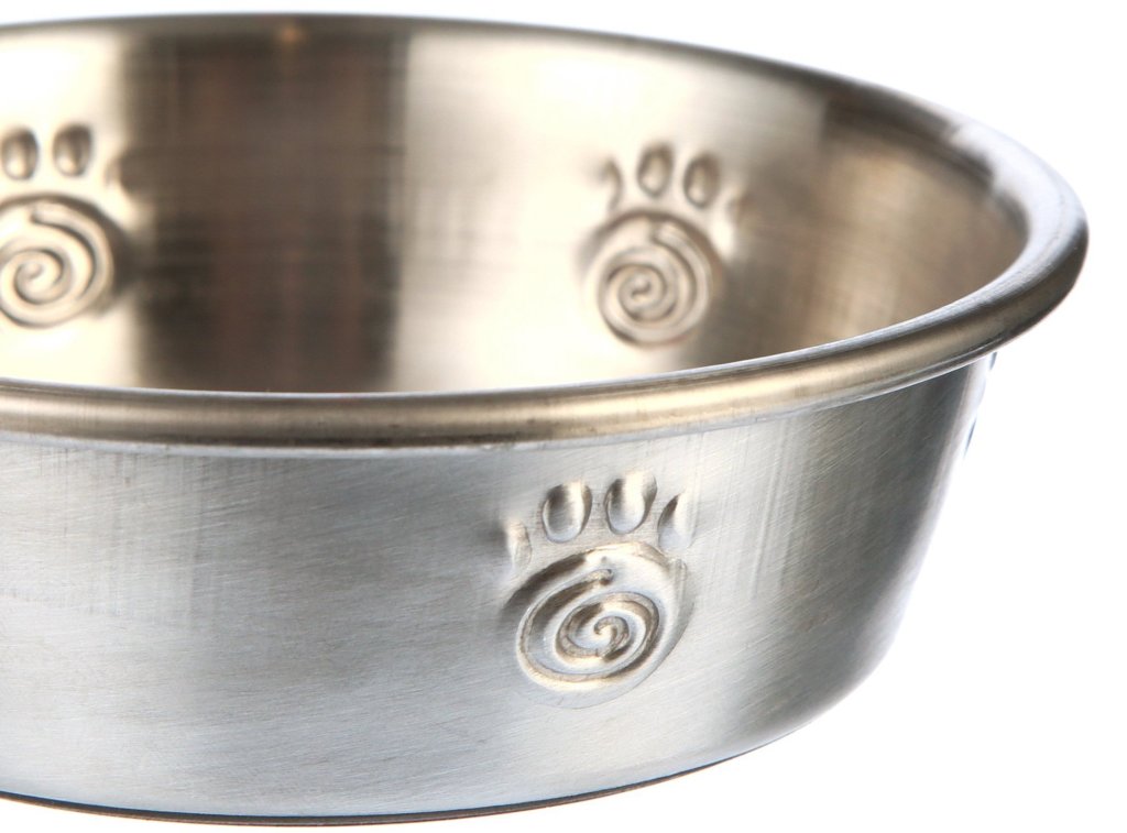 PetRageous Cayman Classic 4.5 Inch 1 Cup Stainless Steel Dog Bowl