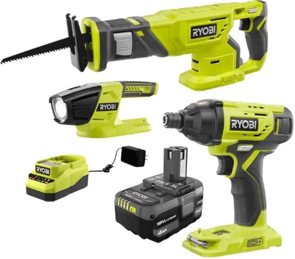 Ryobi 3-Tool Combo Kit