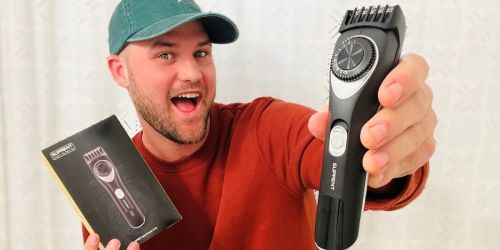 Adjustable All-in-One Beard Trimmer Only $11.74 on Amazon | Over 15 Length Settings