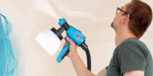 Electric Paint Sprayer w/ Reusable Container Only $32.99 Shipped | Makes Painting Easier & Faster