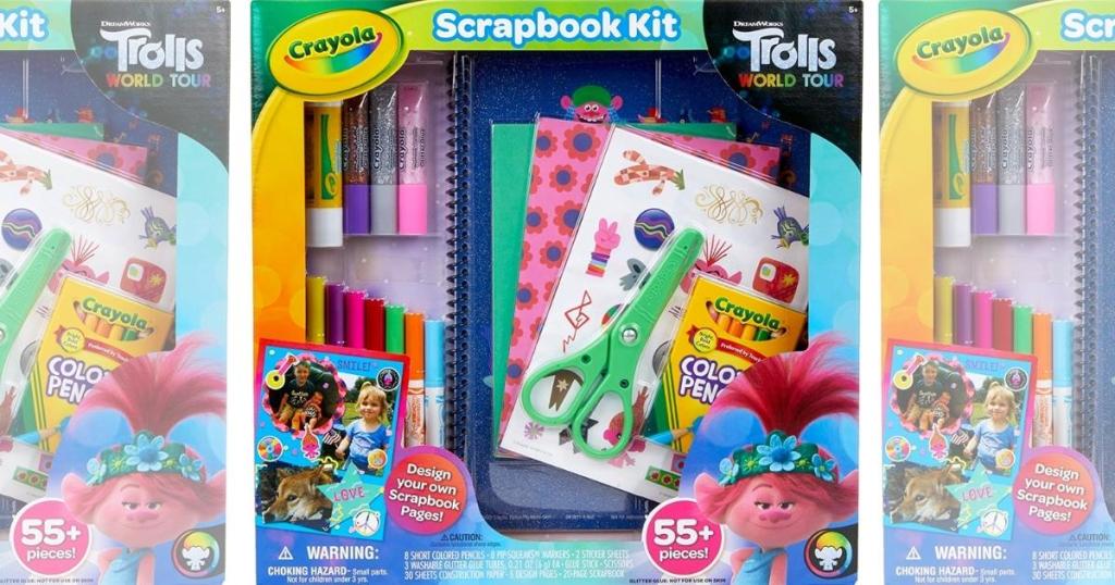 trolls 2 world tour scrapbooking art kit box