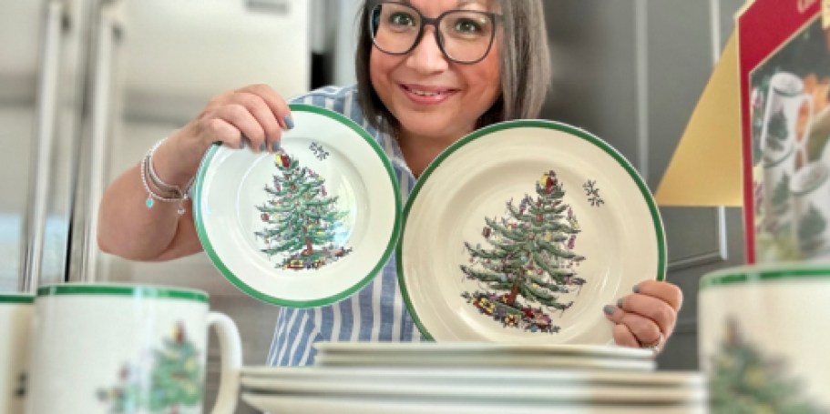 Over $325 Off Spode Christmas Tree Collection 12-Piece Set + Free Shipping (Best Price Ever!)