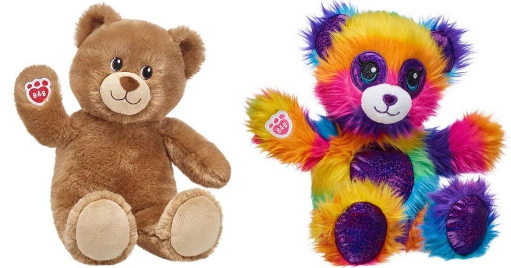 Build-a-Bear Teddy and Panda
