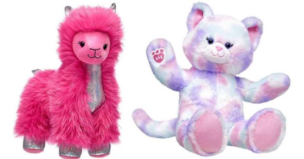 Build-a-Bear Llama and Kitty