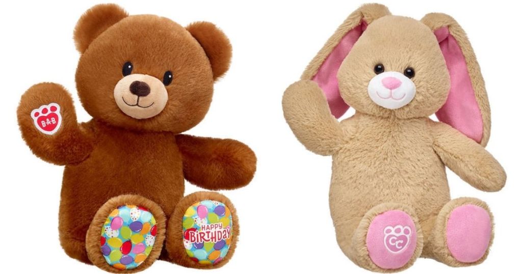 Build-a-Bear Teddy and Bunny