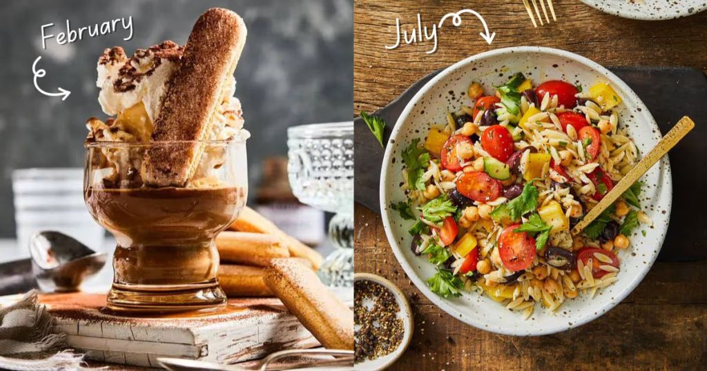 picture of Affogato and orzo salad for delallo calendar