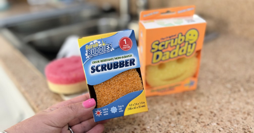 dollar tree version of scrub daddy