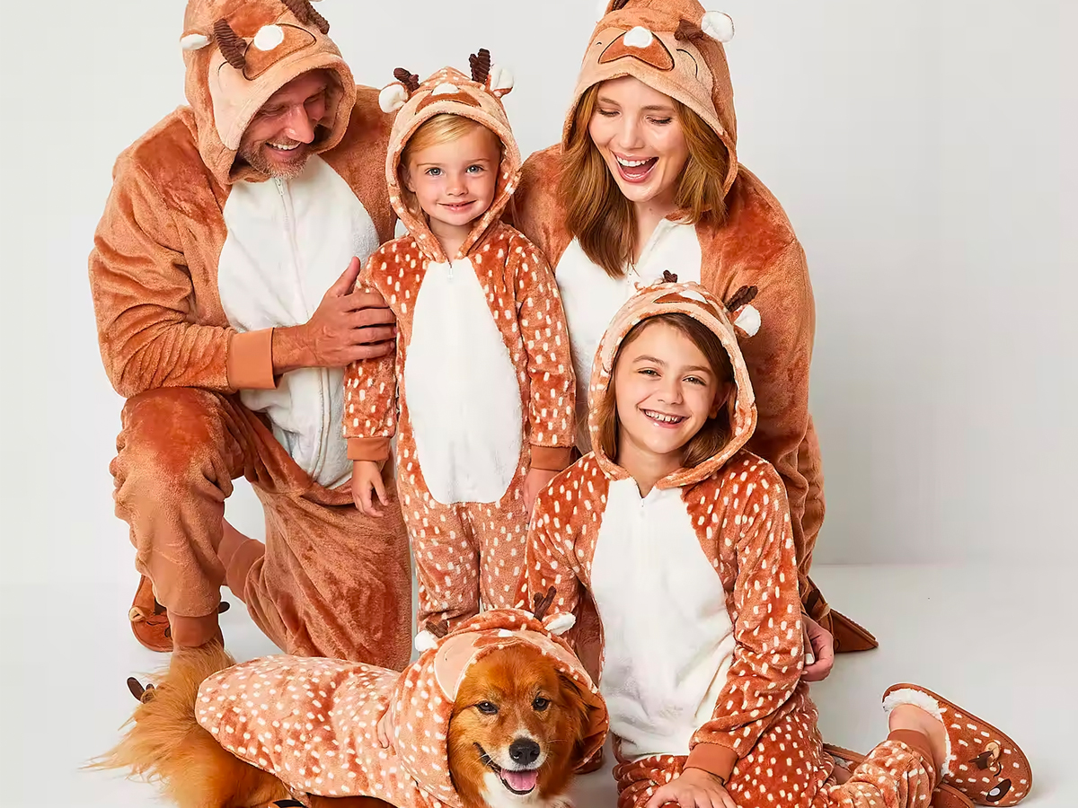 JCP family matching christmas pajamas