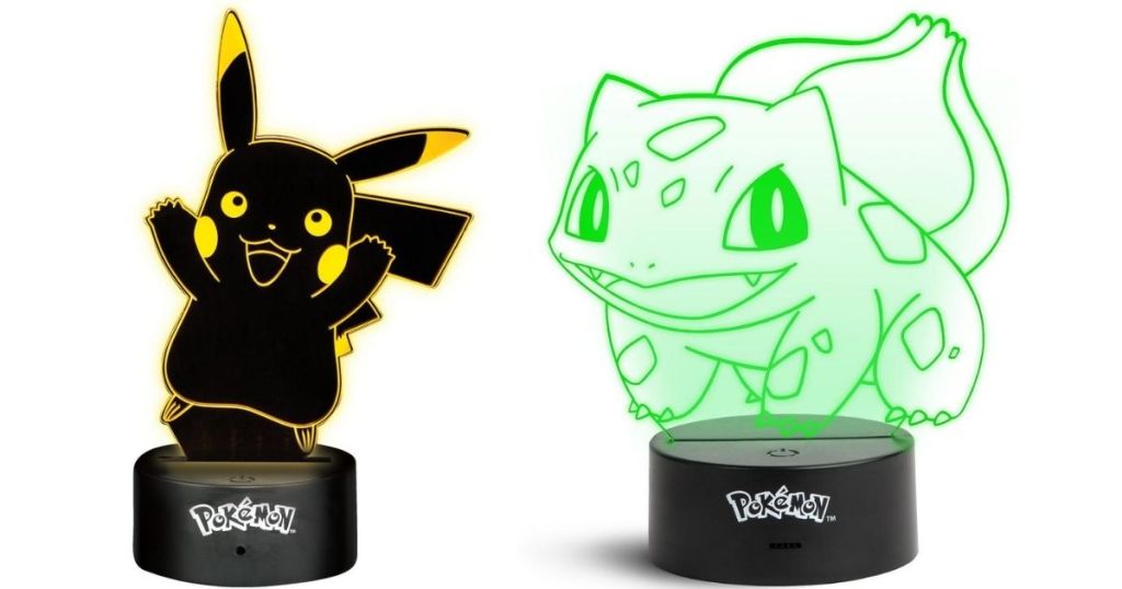 Pokemon character lamps