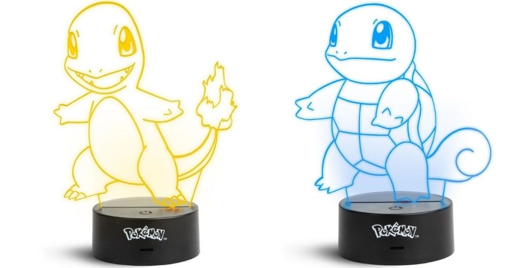 Pokemon character lamps