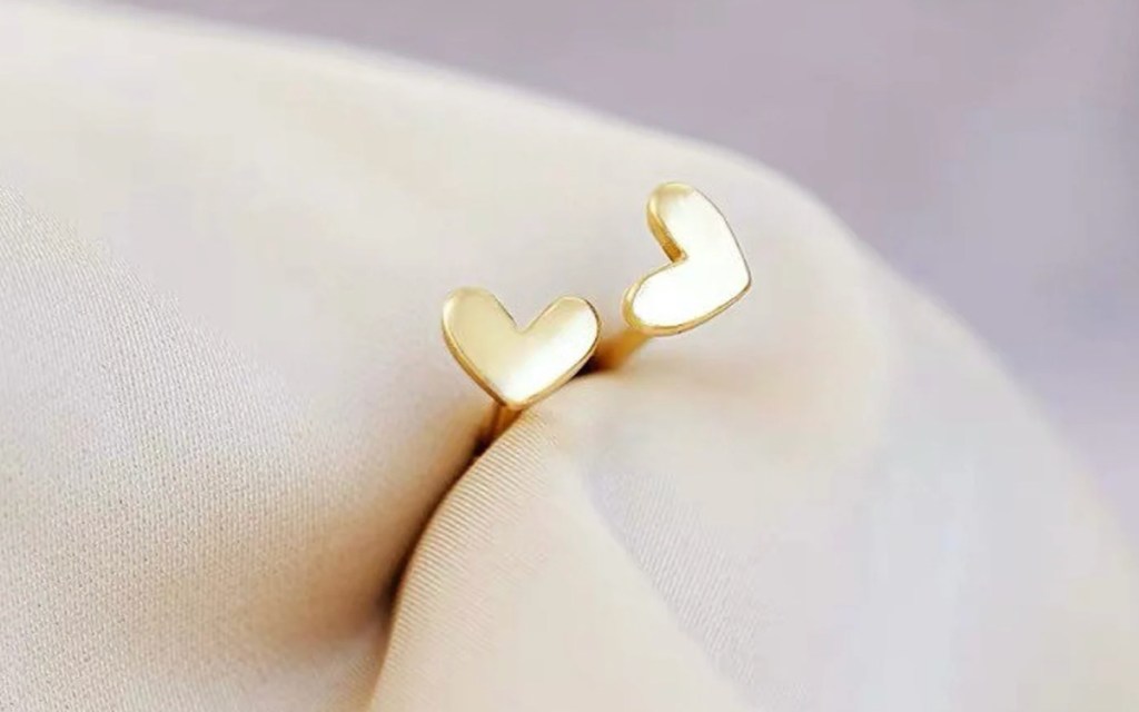 heart studded earrings coolest things on etsy