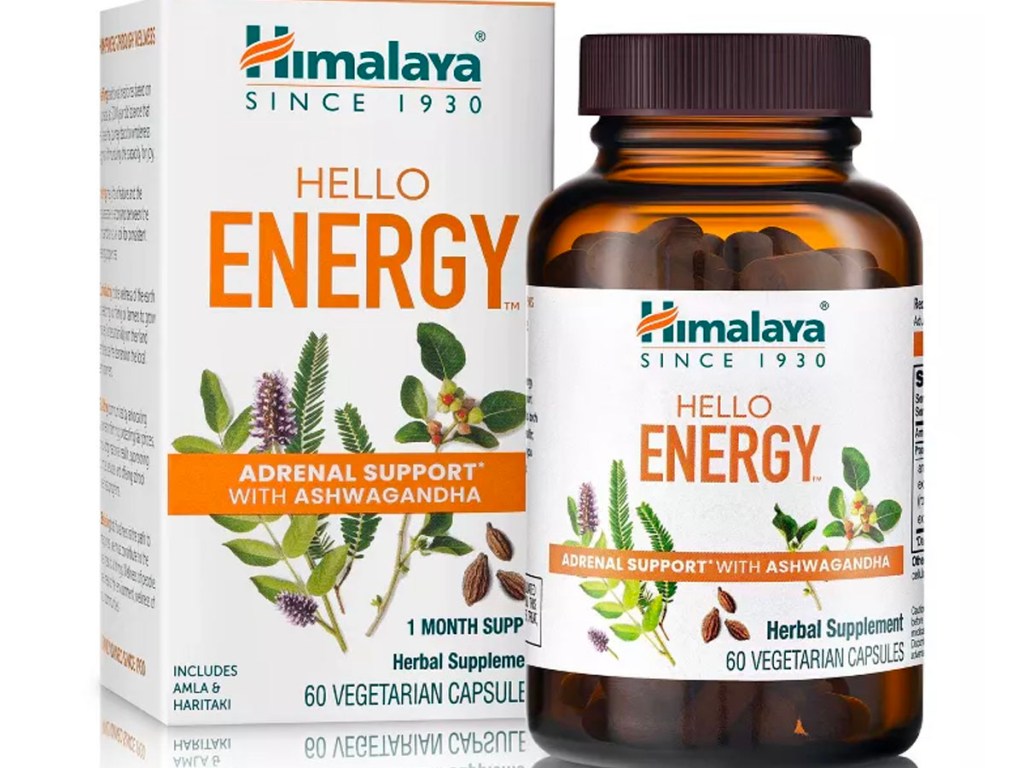 himalaya energy capsules bottle and boxes