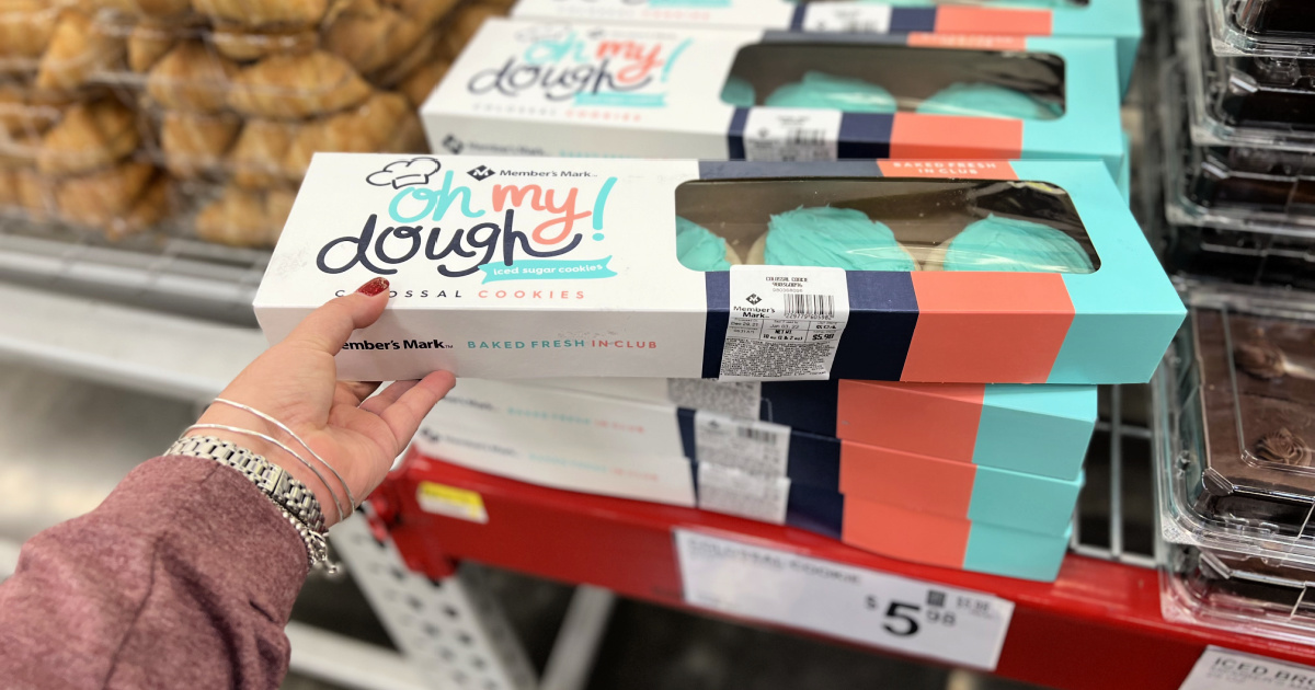 in store pics of sam's club oh my dough copycat crumbl cookies