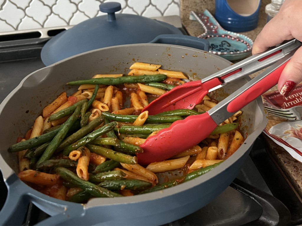 tongs cooking
