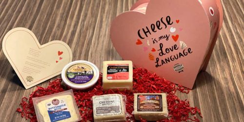 500 Will Win Heart-Shaped Box of Cheese ($125 Value)