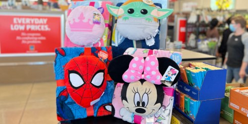 Kids Character Pillow and Blanket Sets Just $18.99 at ALDI | Star-Wars, Marvel & Disney!