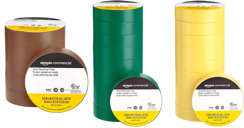 AmazonCommercial Vinyl 3/4"x 60' Electrical Tape