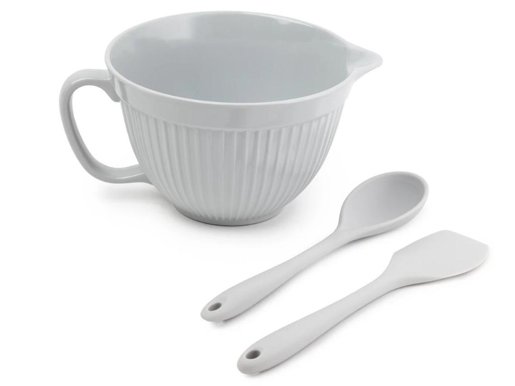 Brooklyn Steel Co. 2.5-Qt Melamine Batter Bowl & Utensils Set