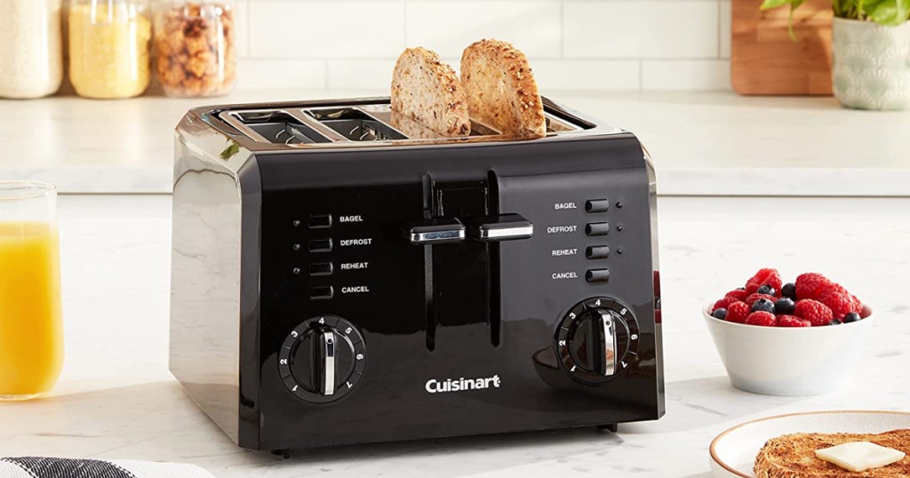 Cuisinart 4 CPT-142BK 4-Slice Compact Plastic Toaster
