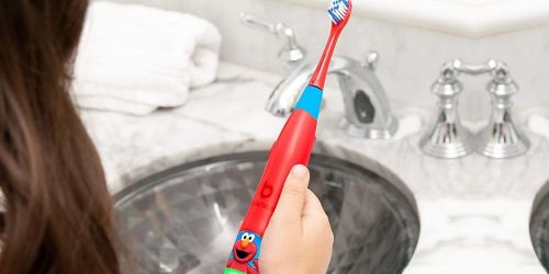 BriteBrush Sesame Street Elmo Toothbrush Only $12.57 on Amazon | Makes Brushing Fun for Kids