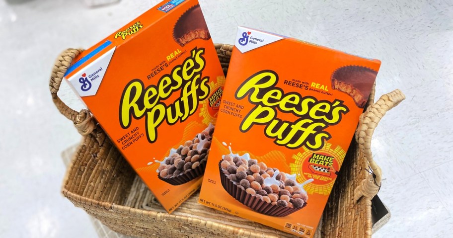 General Mills Reese's Puffs Whole Grain Cereal 11.5oz Box