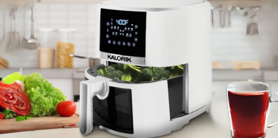 Kalorik 5-Quart Digital Air Fryer Only $29.87 on Walmart.com (Ceramic Coating + Window!)