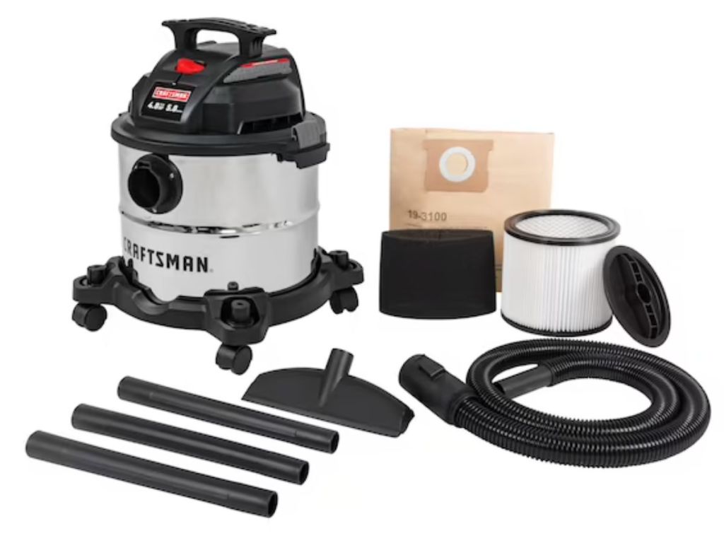 Craftsman 5-Gallon Corded Wet/Dry Shop Vacuum with Accessories