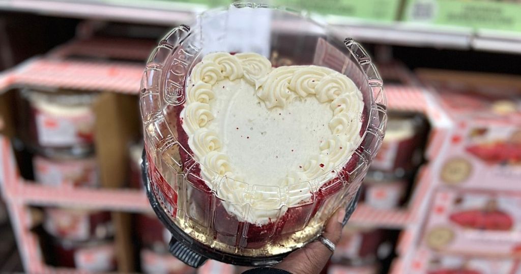 Junior's Red Velvet Heart Cake at Costco