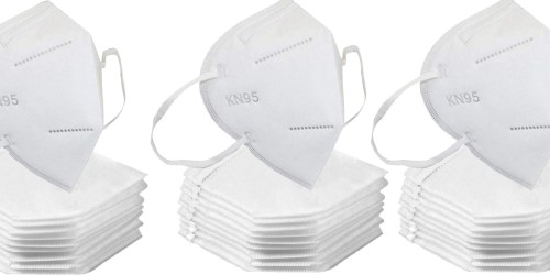 KN95 Face Mask 20-Pack Only $9 Shipped (Just 45¢ Per Mask!)