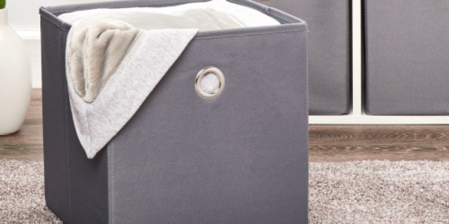 Mainstays Collapsible Fabric Storage Cubes 4-Pack Only $12.70 on Walmart.com