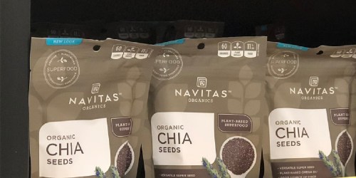 Navitas Organics Chia Seed 16oz Bag $8.70 Shipped on Amazon | Great for Smoothies & Overnight Oats!