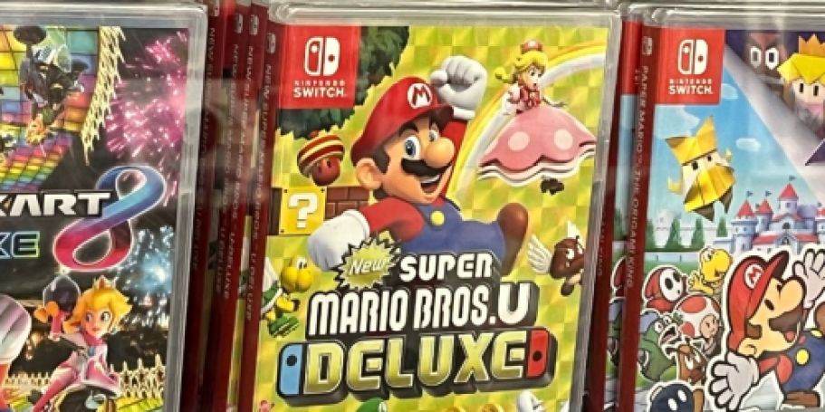 Nintendo Switch Video Games Only $39.99 Shipped on Target.com | Super Mario U Deluxe & More!