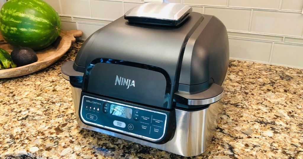 Ninja Foodi Indoor Grill on a counter